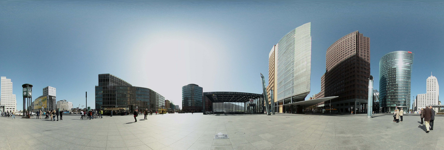 Potsdamer Platz Berlin Panoramafoto