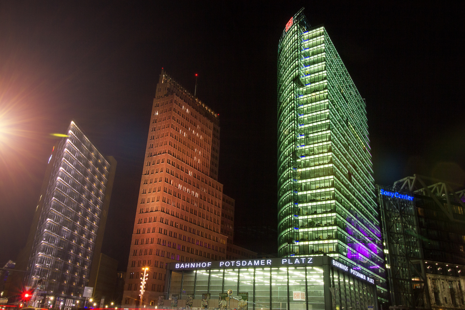 Potsdamer Platz by Night