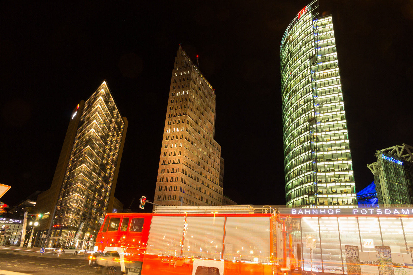 Potsdamer Platz by Night