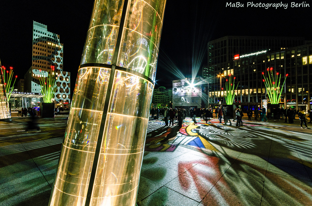 Potsdamer Platz in Berlin - Festival of Lights 2013