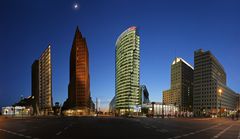 Potsdamer Platz in Blau