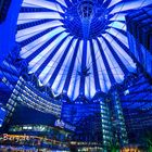 Potsdamer Platz Sonycenter in Berlin bei Nacht