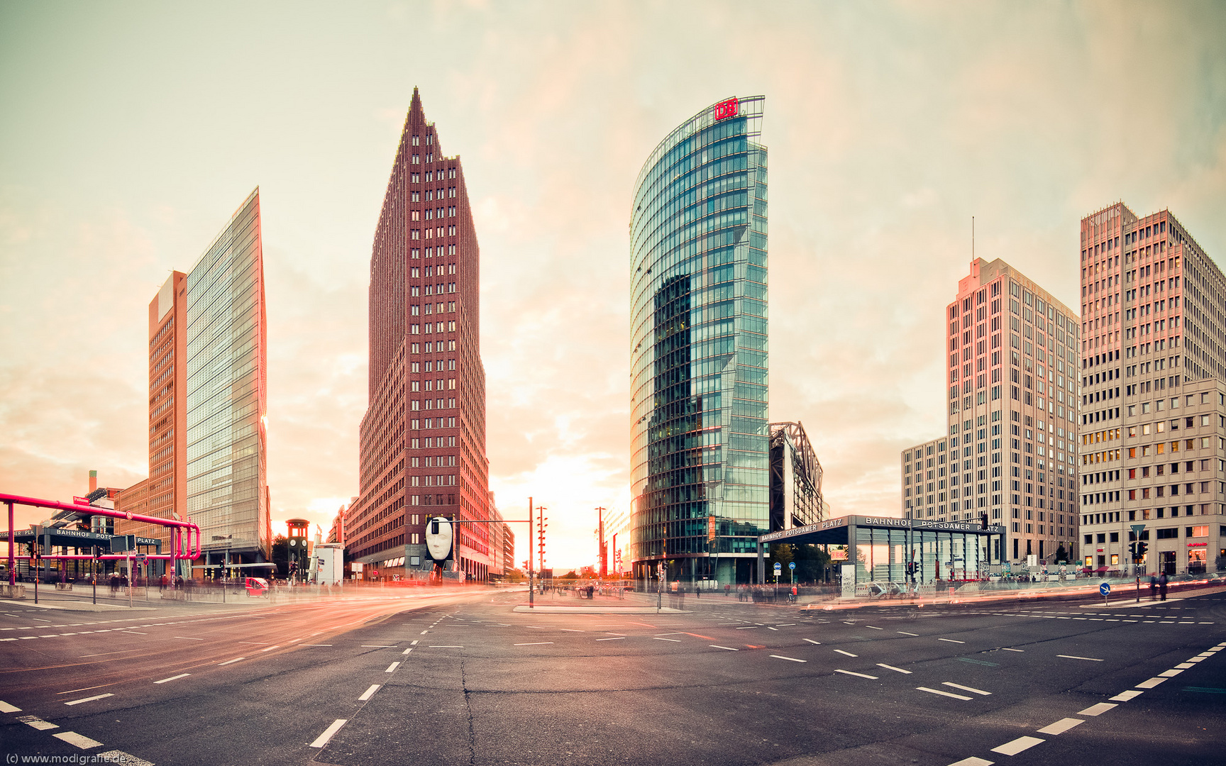 Potsdamer Platz @ sunset