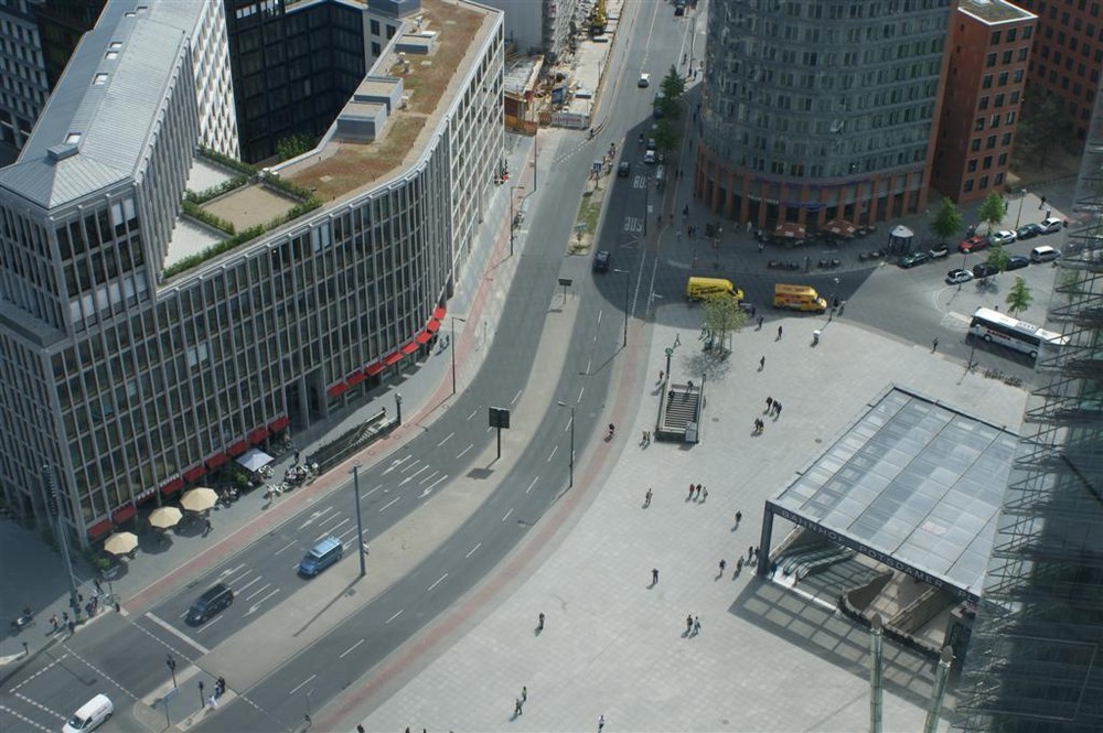 Potsdamer Platz von oben