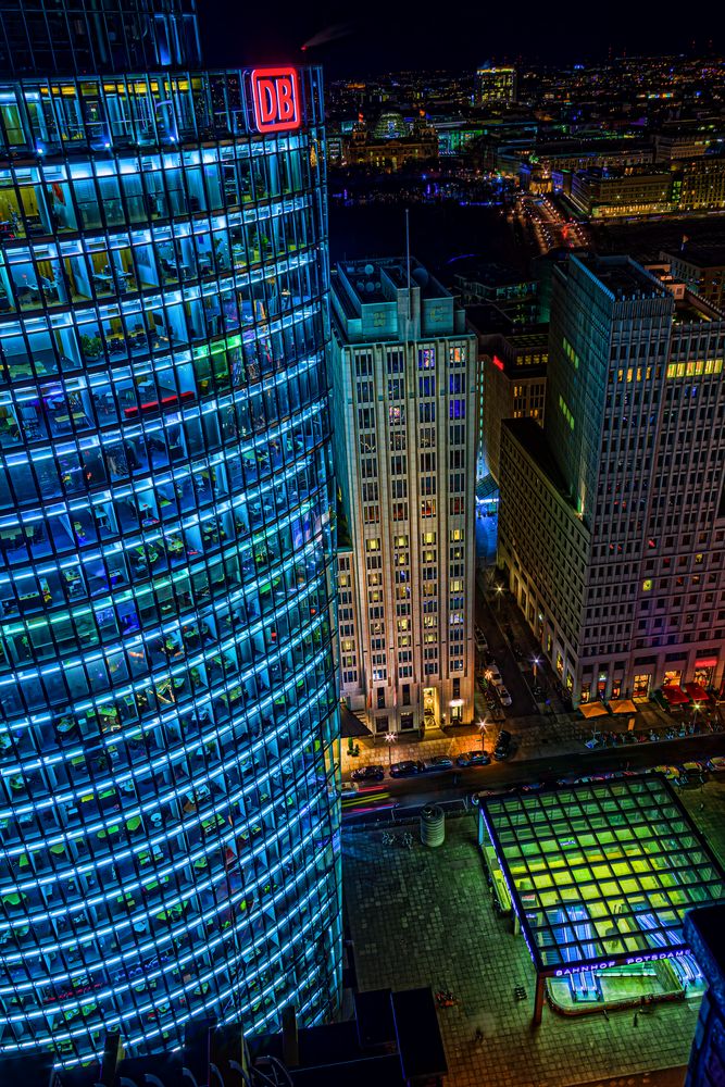 Potsdamer Platz von oben