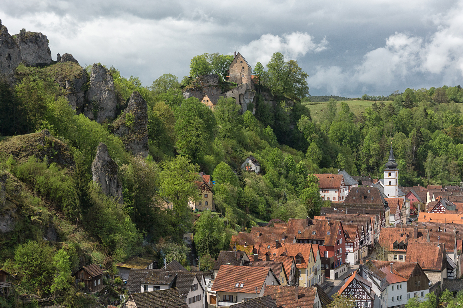 Pottenstein Foto & Bild frühling, natur, burg Bilder auf