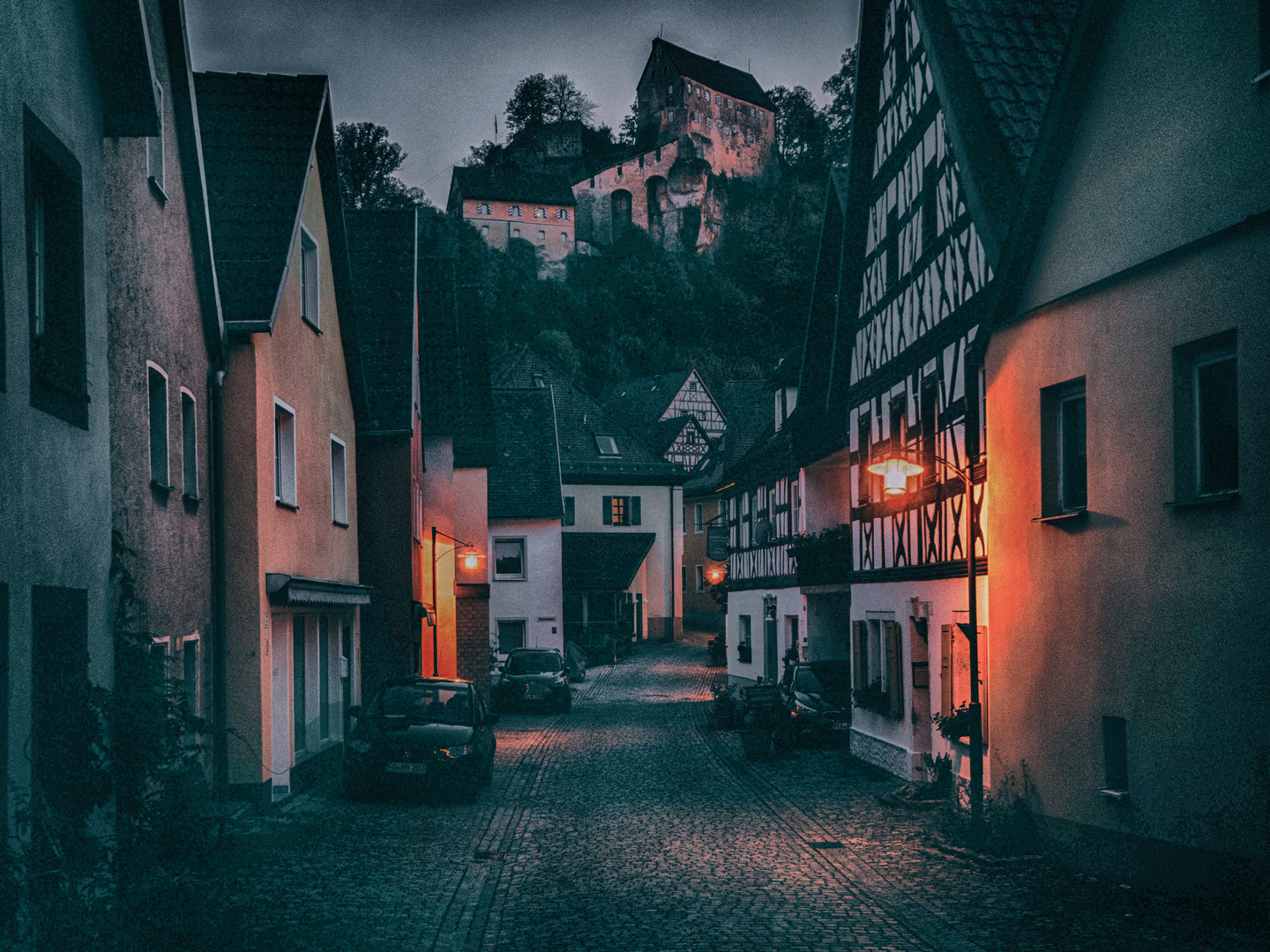 Pottenstein am Abend