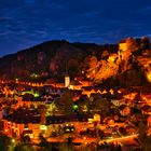 Pottenstein bei Nacht.