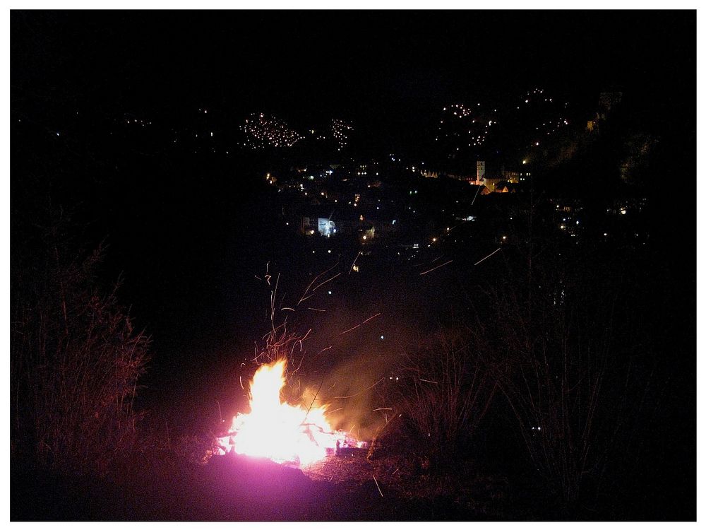 Pottenstein im Feuerschein