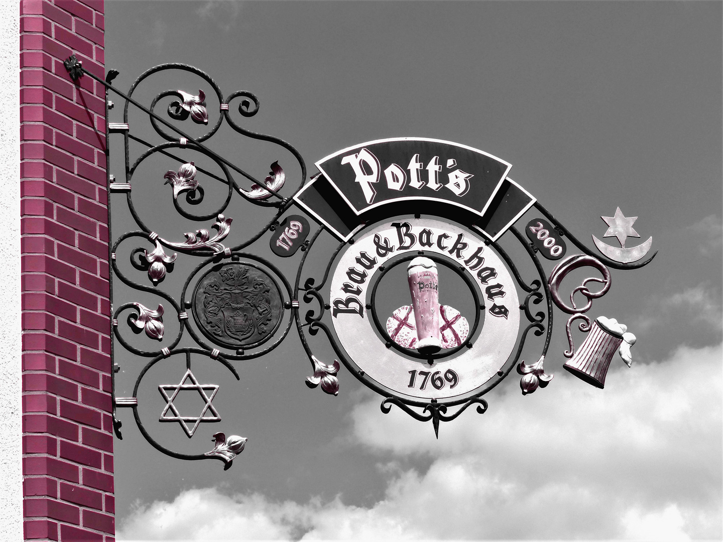  Pott´s Brauerei -  Gasthausschild