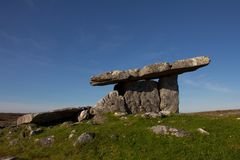 Poulnabrone Dolmen, the Burren, County Clare, Ireland