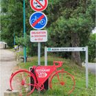 Pour prendre des forces avant la traversée du pont canal