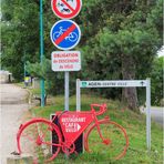 Pour prendre des forces avant la traversée du pont canal