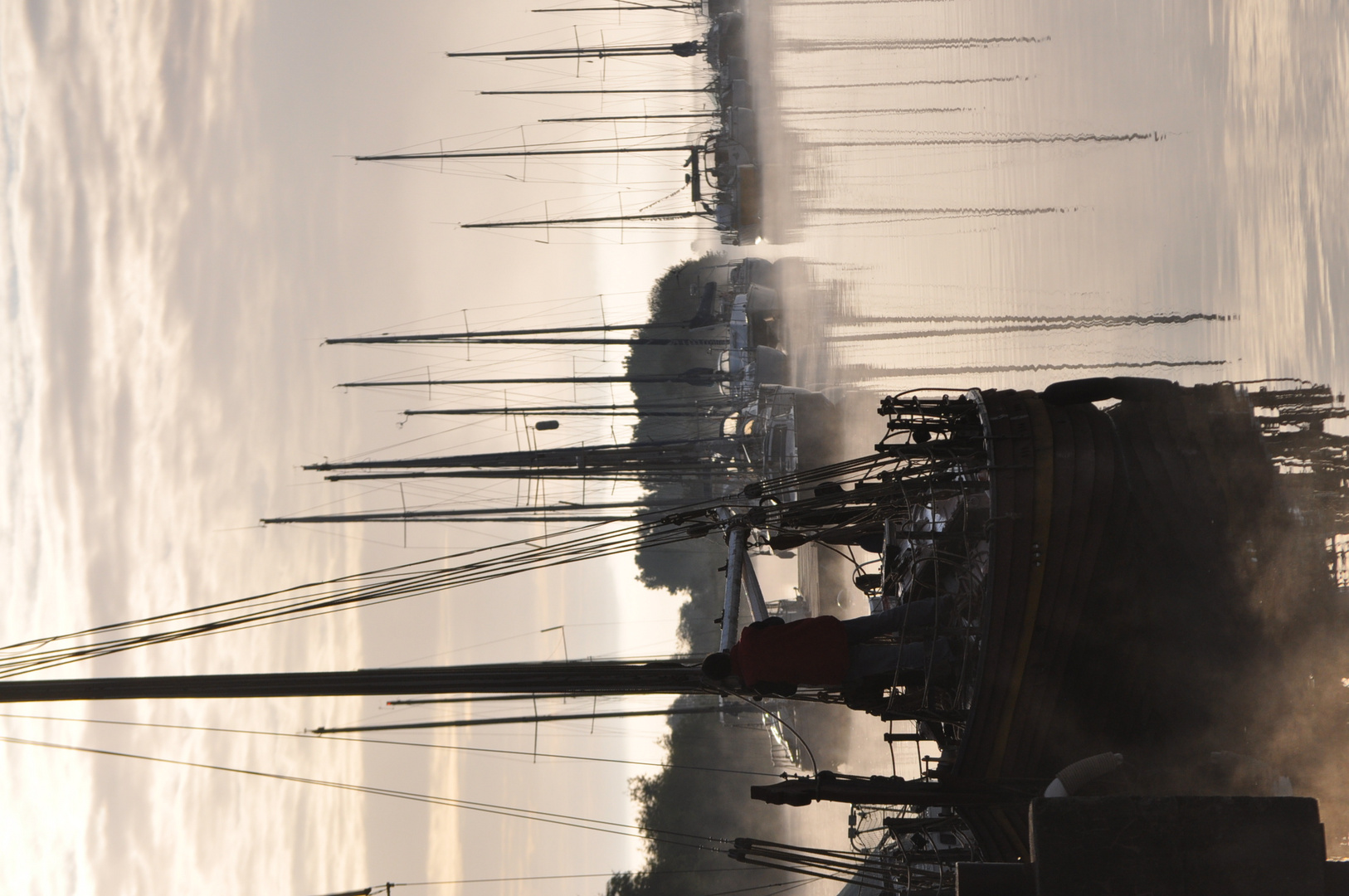 Pour un petit tour au petit jour au port de Foleux