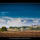 Pourrières devant la Sainte Victoire