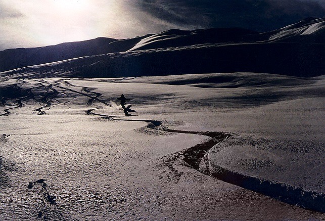 Powder auf dem Mond