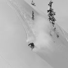 powder turn in mt baker