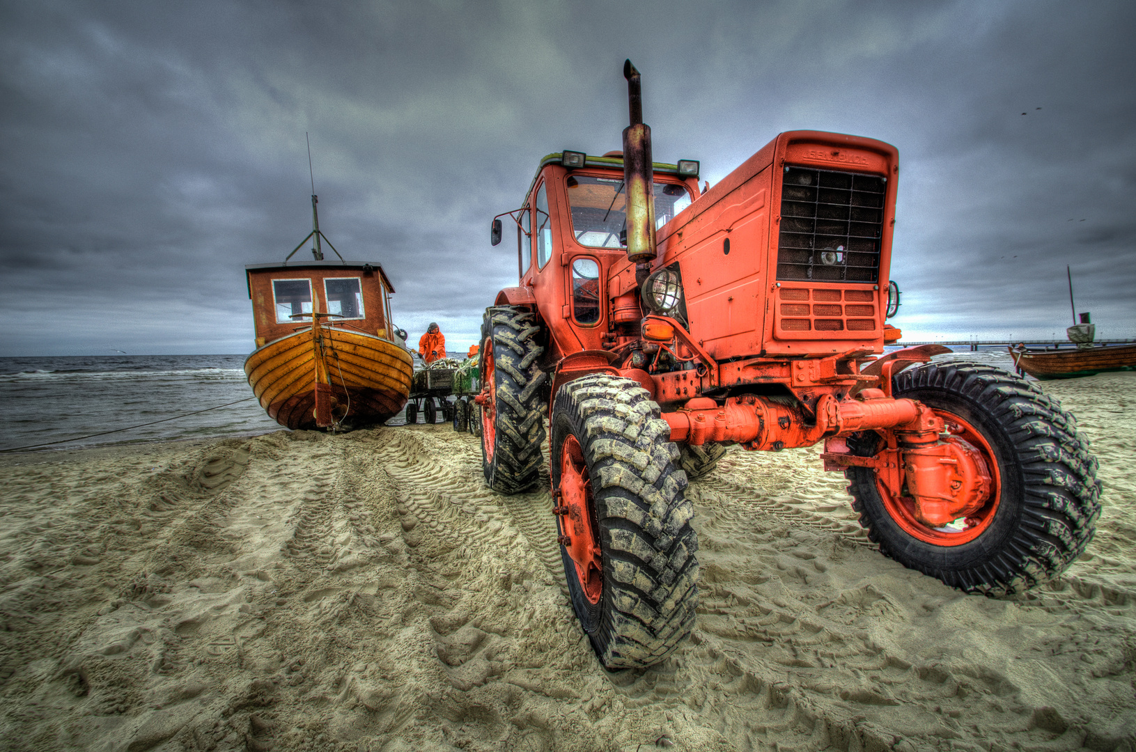 Power am Strand