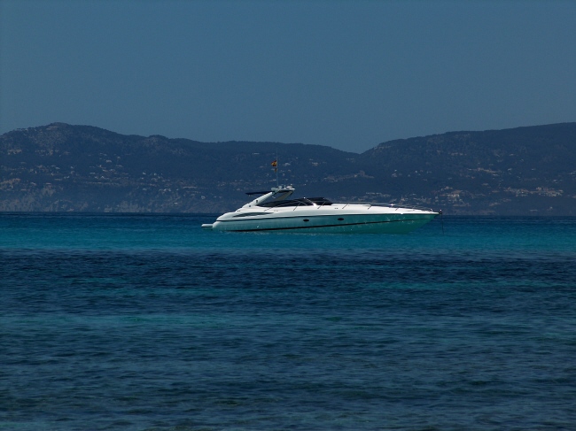 Power boat, south of Ibiza