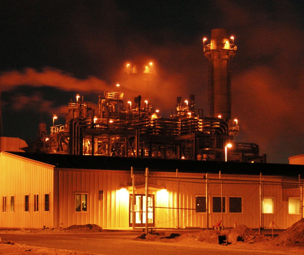 Power Plant by night