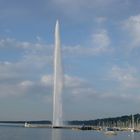 Powerful fountain in Geneve