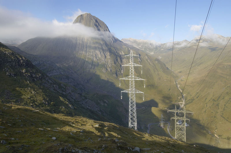 Powerline am Nufenen Pass/CH