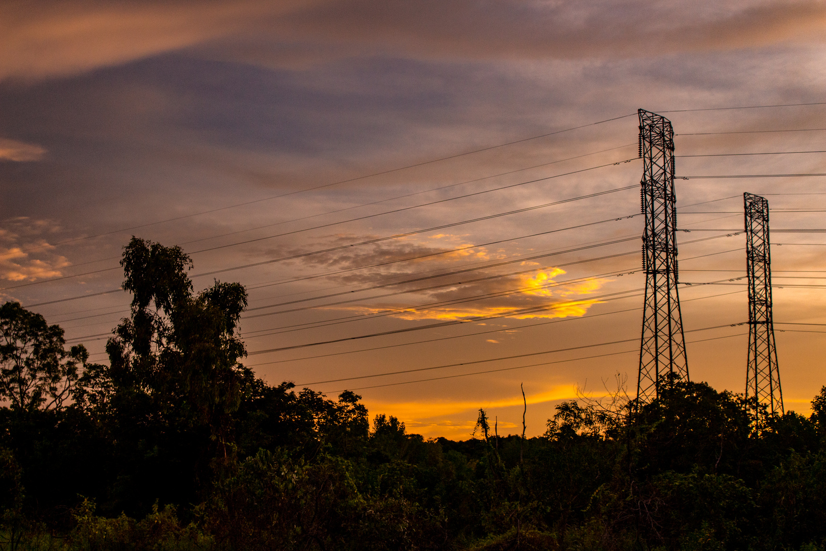 Powerline @ Sunset