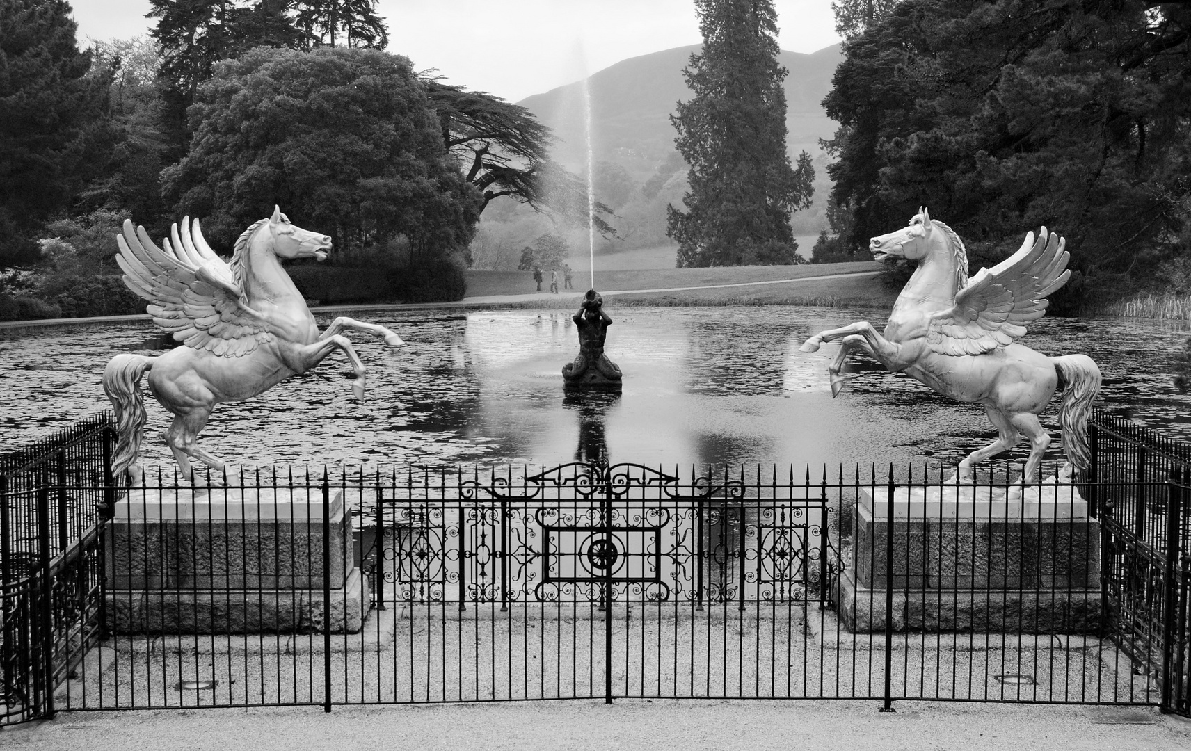 Powerscourt Gardens-Truton Lake