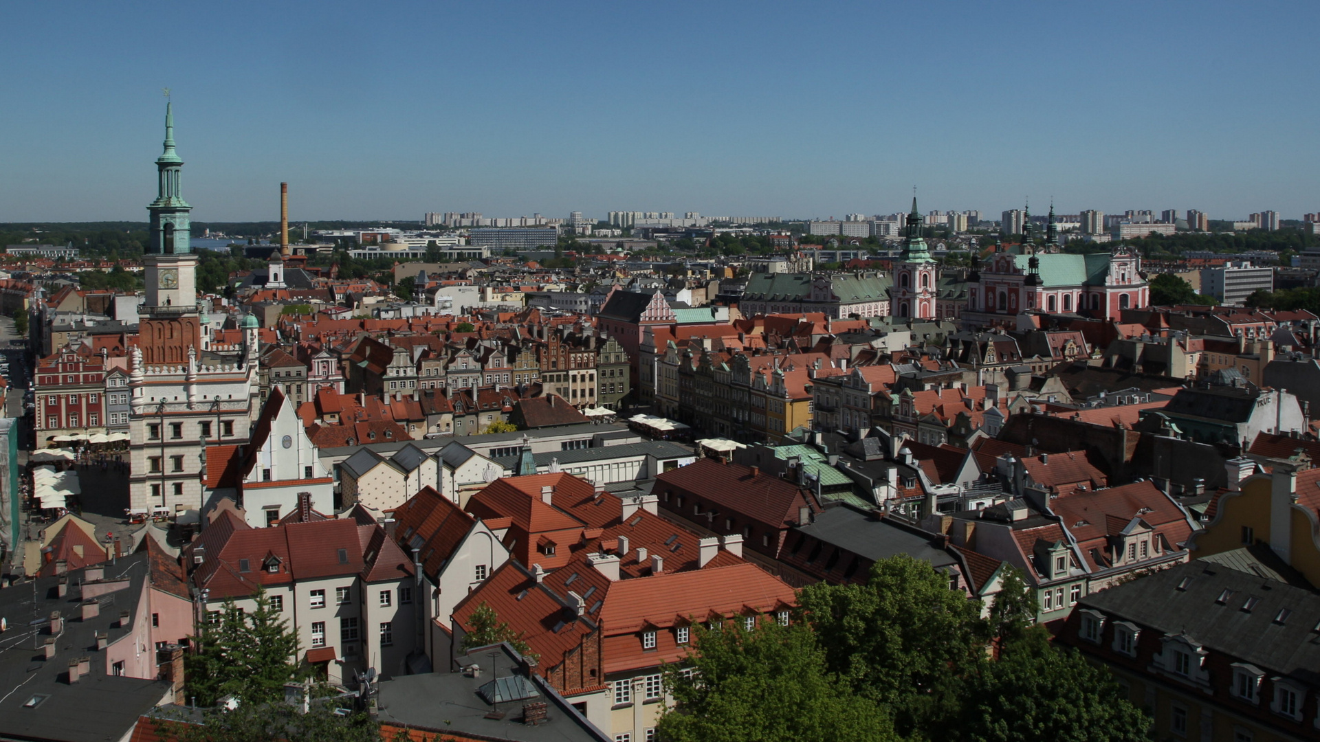 Poznan - Panorama Altstadt - Stare Miasto