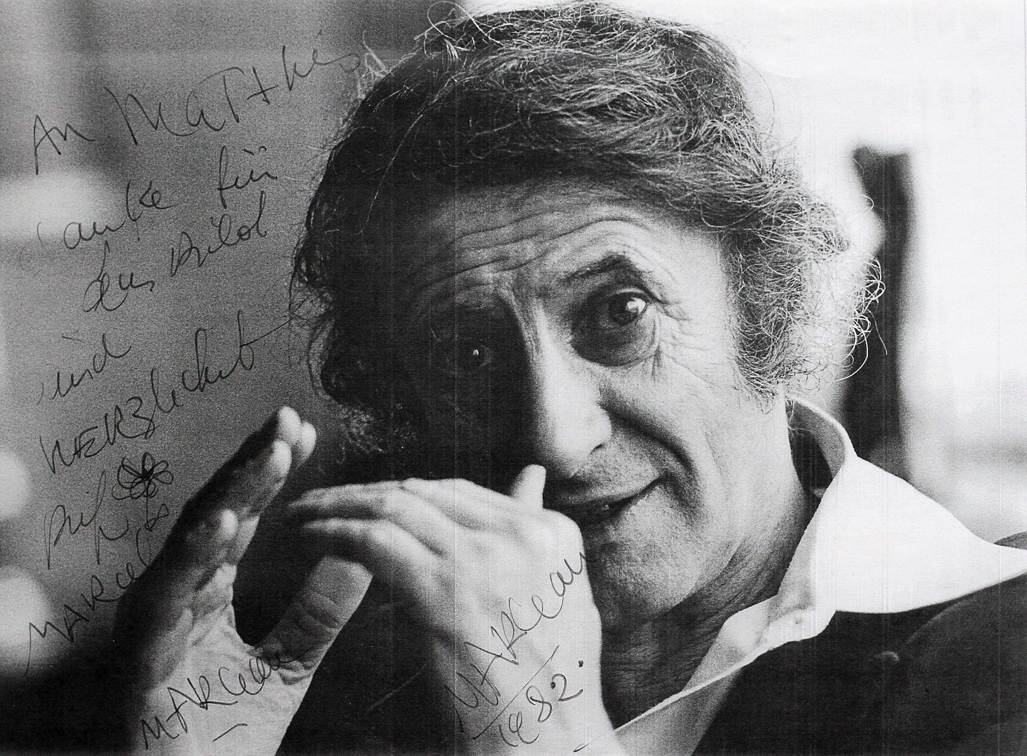 PP MARCEL MARCEAU Portrait EXPO 1980