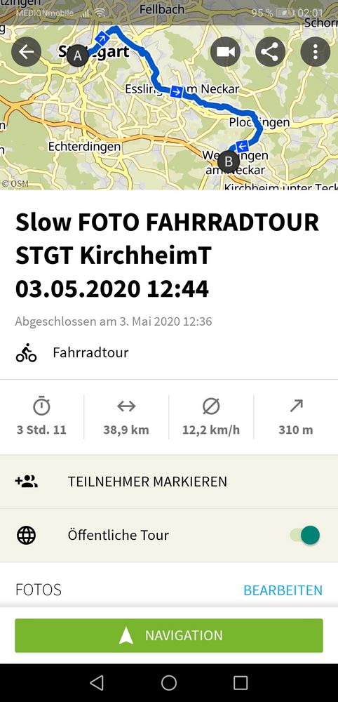 PP Radtour Stgt-Neckartal-kirchheim/Teck Mai20 +Link