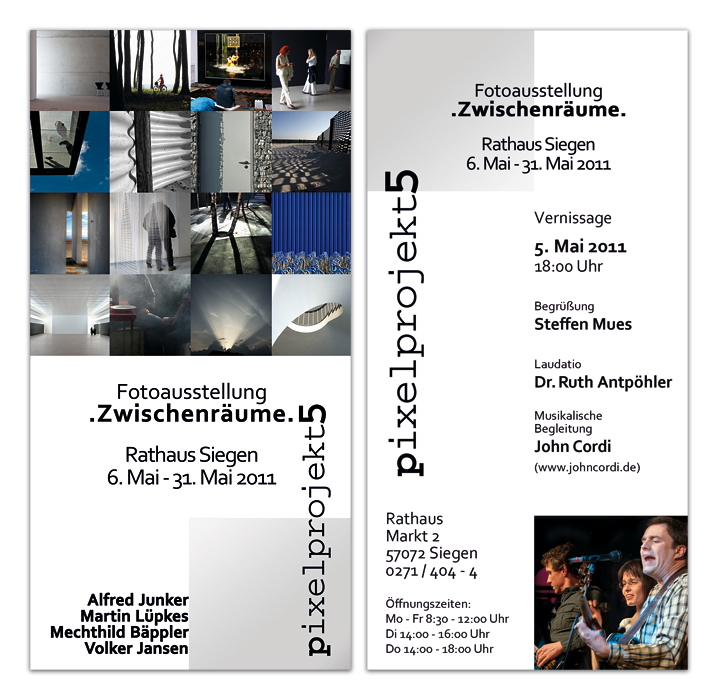 pp5 Ausstellung in Siegen - Thema .Zwischenräume.