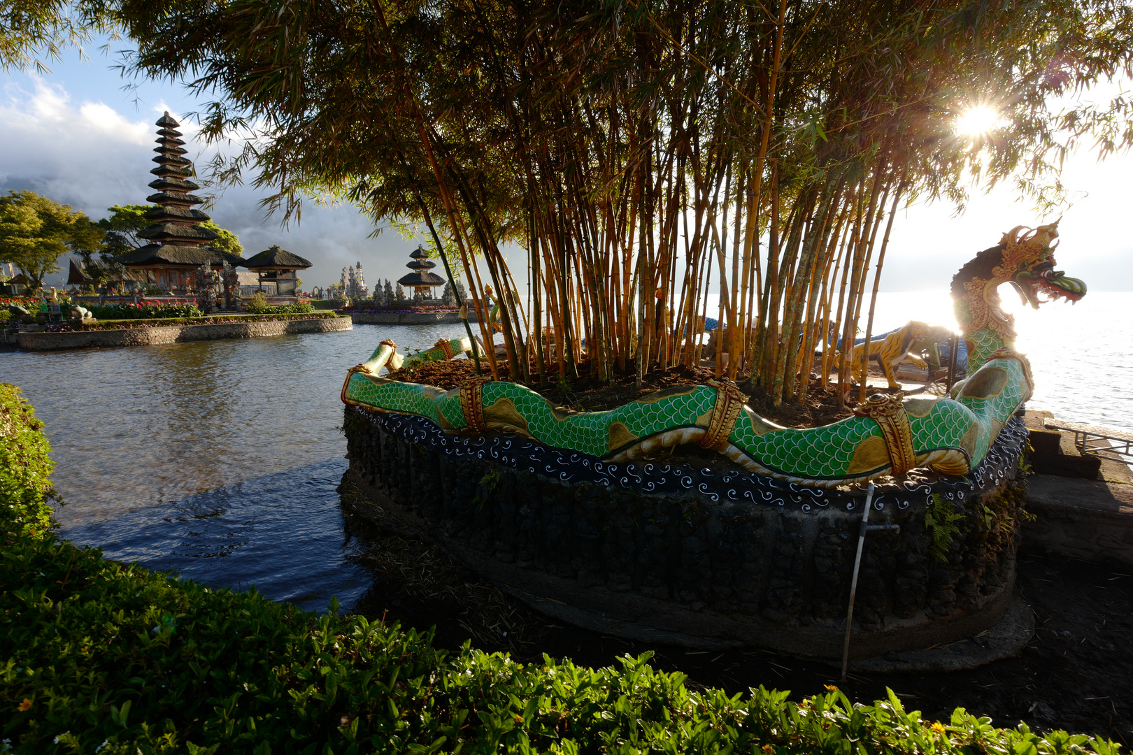 PPura Ulun Danu Bratan Tempel Bedugul Bali Indonesien