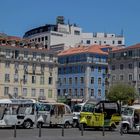 Praça da Figueira mit Tuk Tuks in allen Varianten