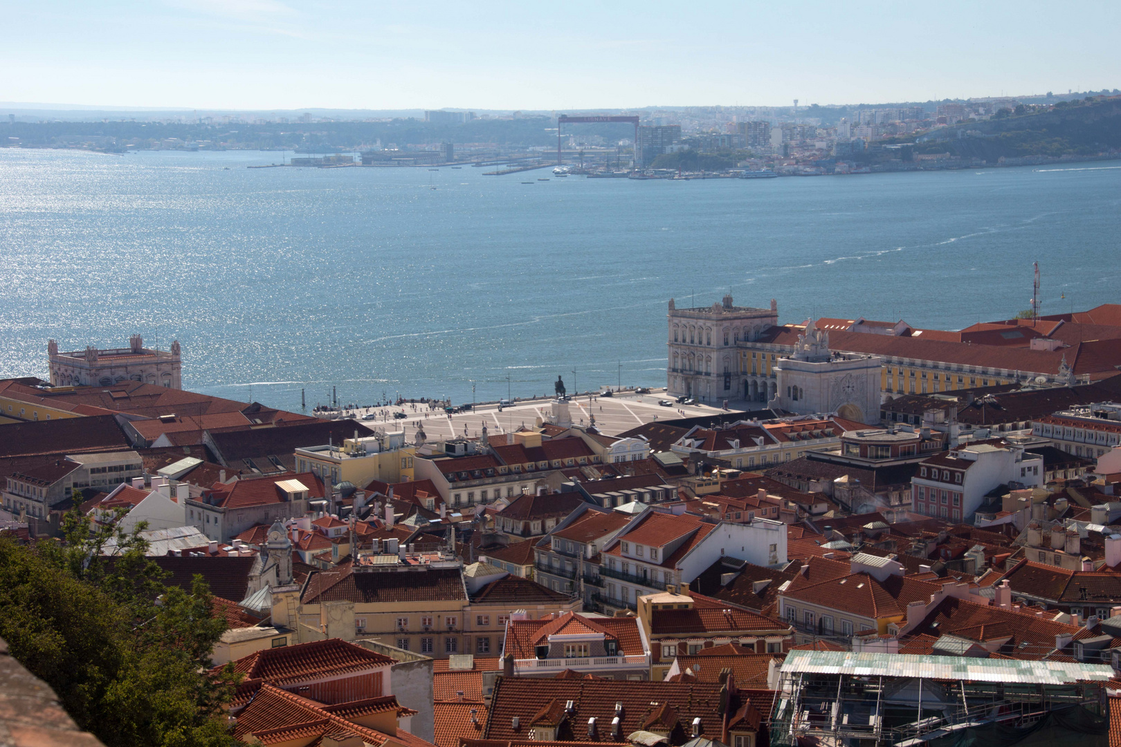 Praça do Comércio vom Castelo de São Jorge