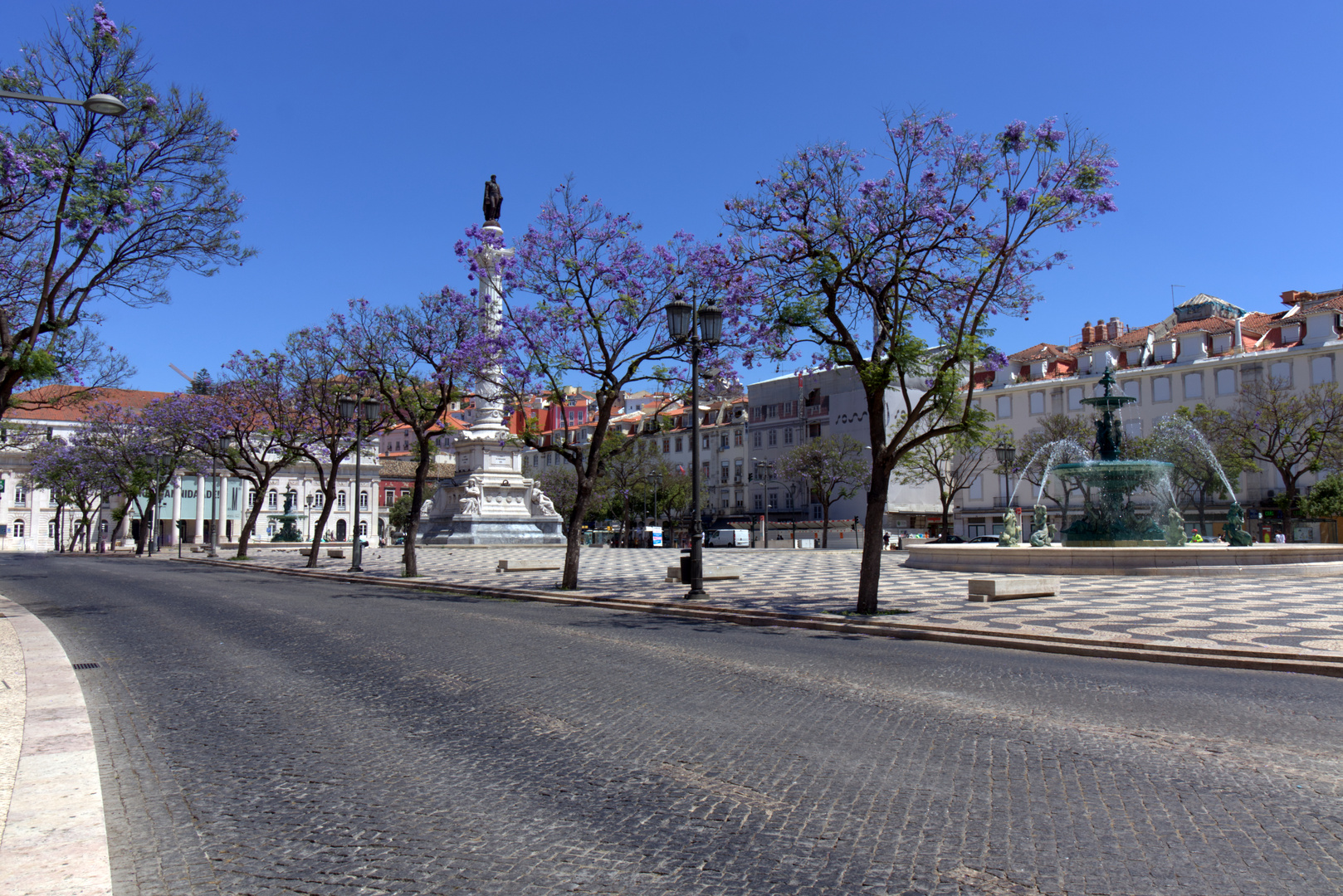 Praça Dom Pedro IV in Lissabon