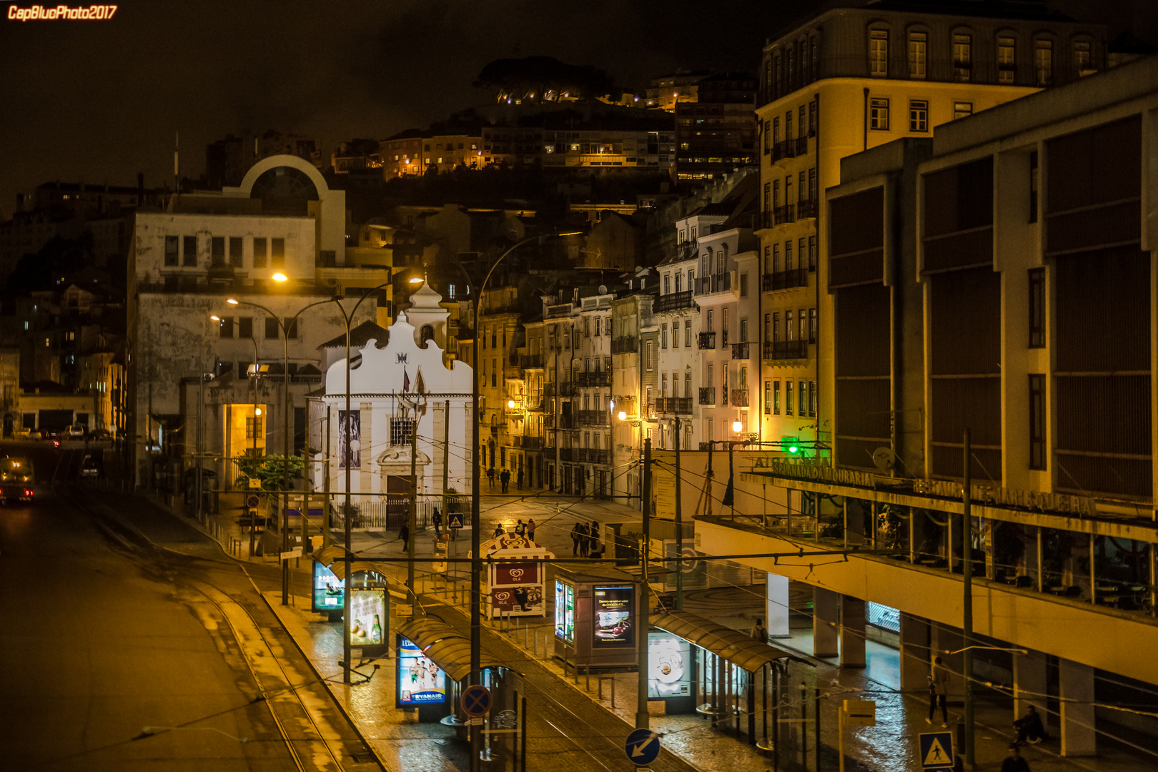 Praça Martim Moniz by night