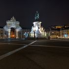 Praca do Comercio bei Nacht