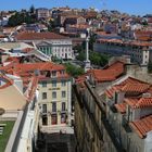 Praca Dom Pedro IV, Blick vom Elevador Santa Justa 