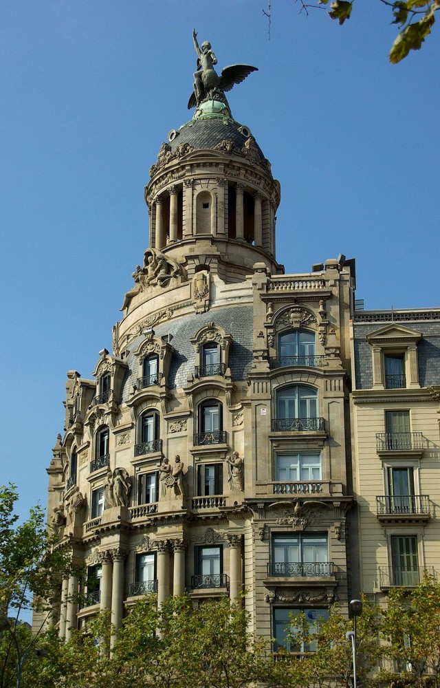 Prachtbauten am Passeig de Gracia....