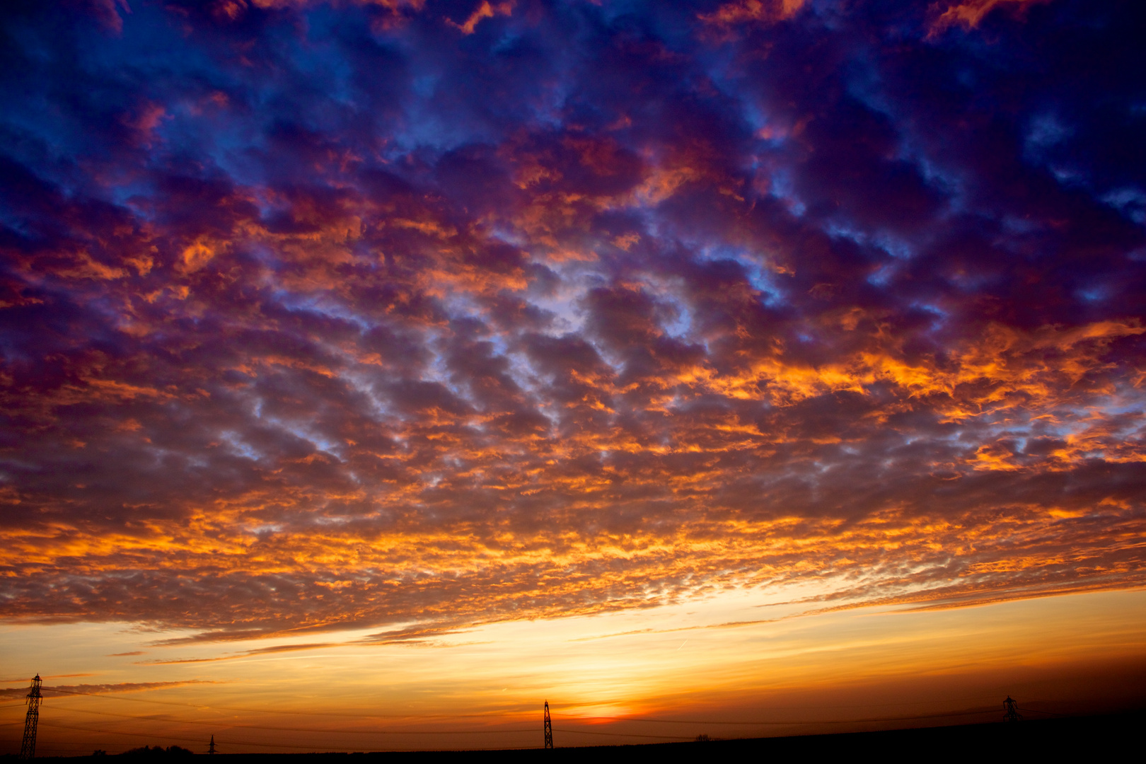 Prachtvoller Abendhimmel