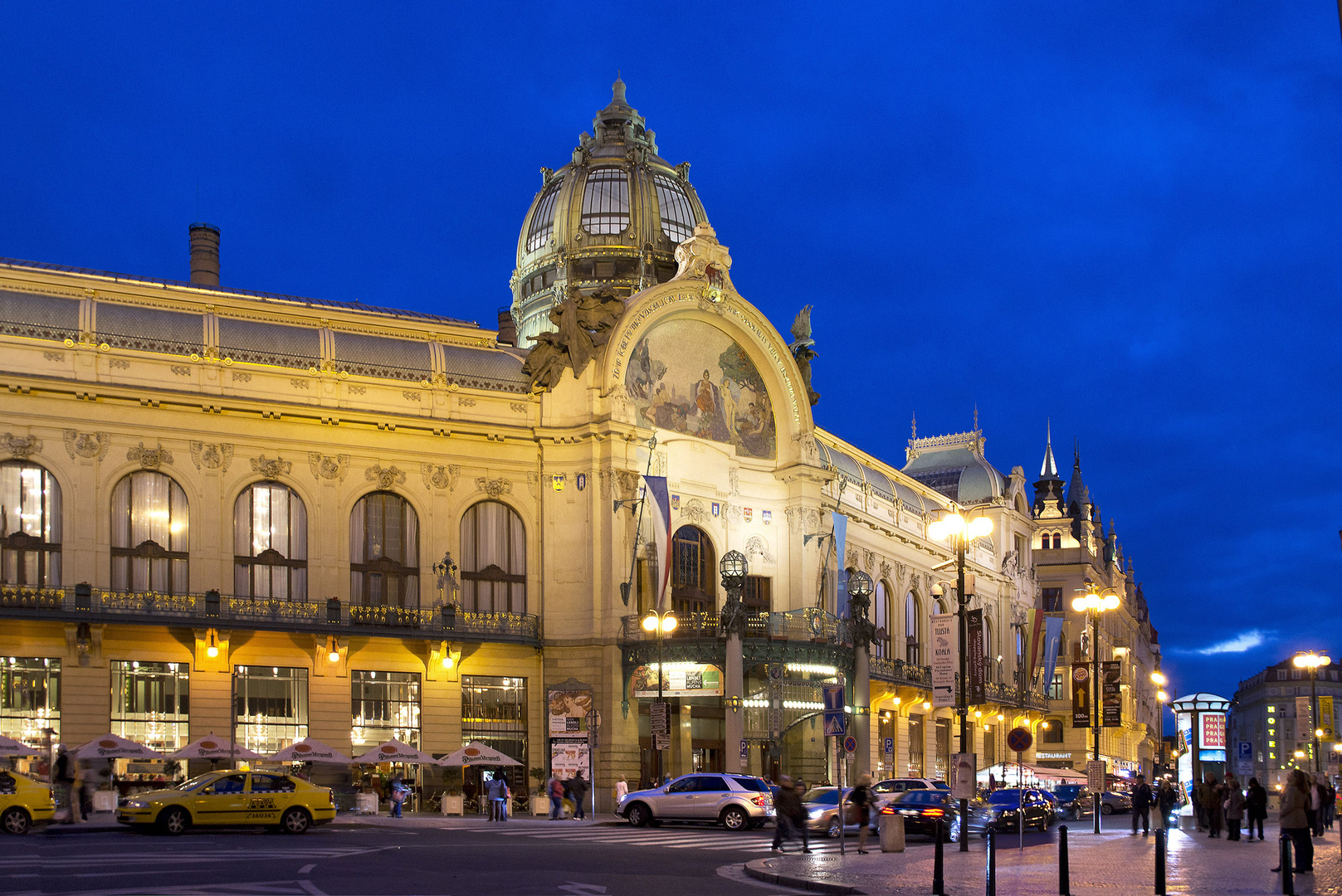 Prachtvoller Jugendstil in Prag