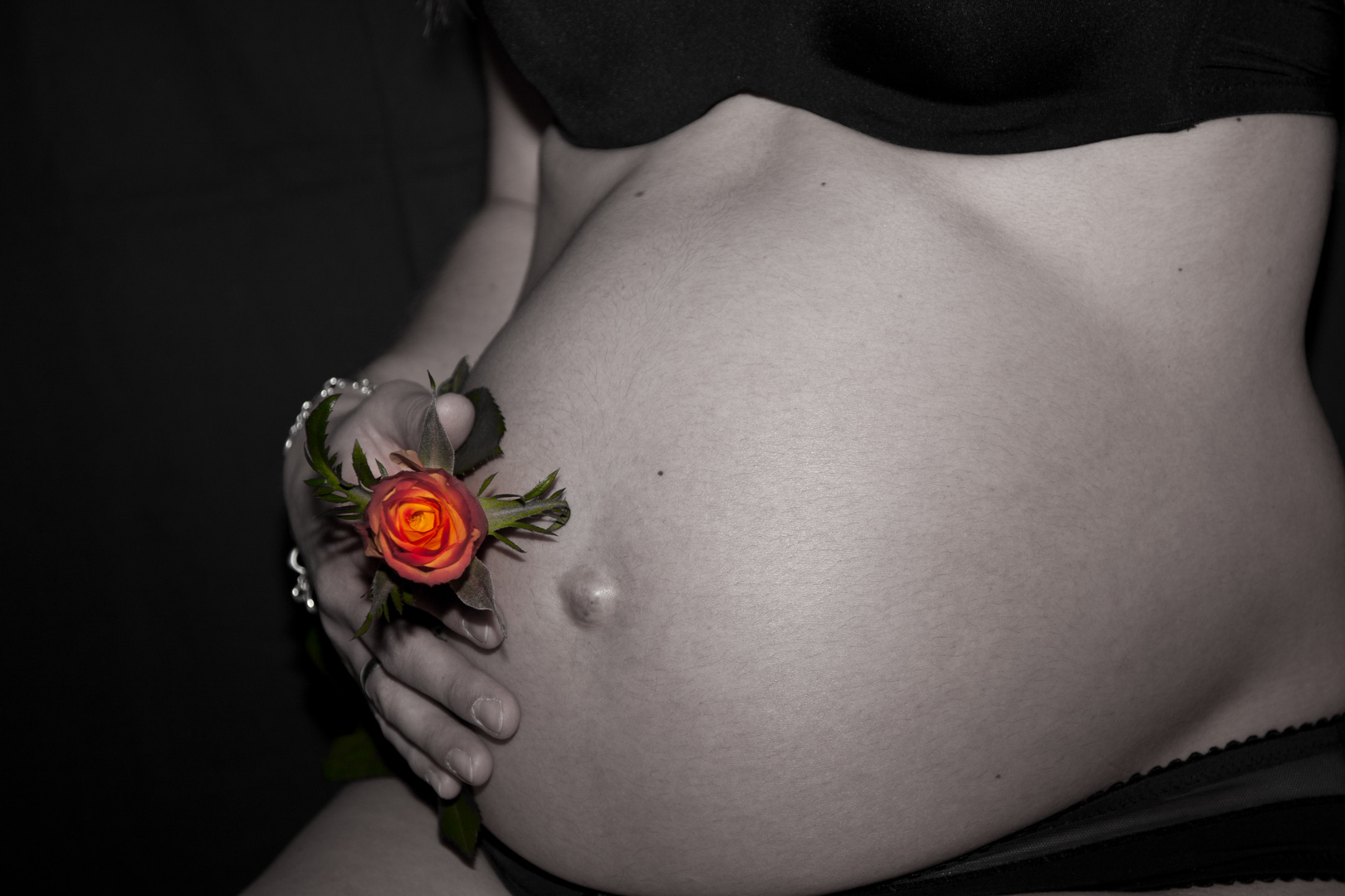 Prachtvoller Schwangerschaftsbauch