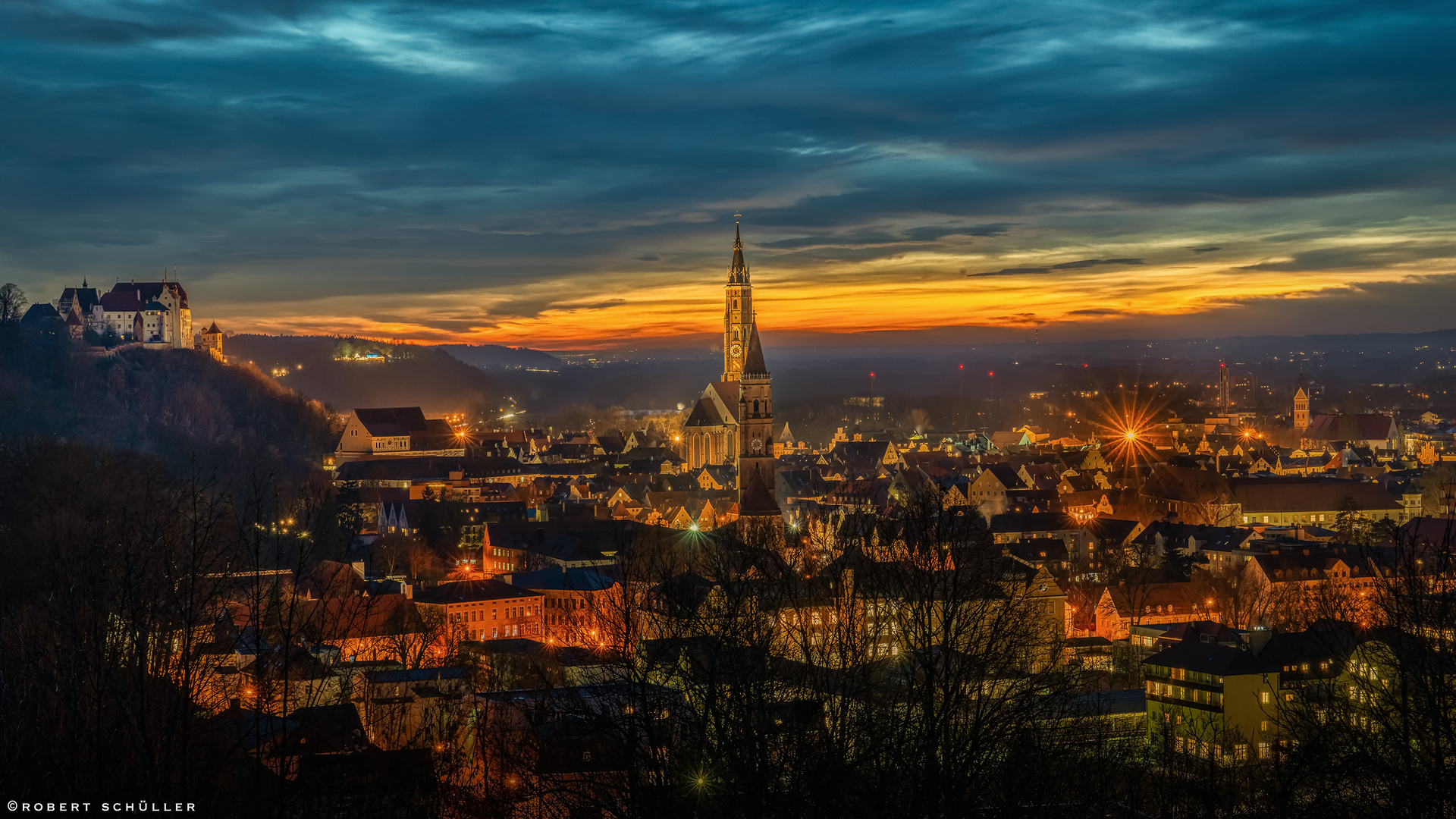 Prächtig: Blick auf die Stadt Landshut