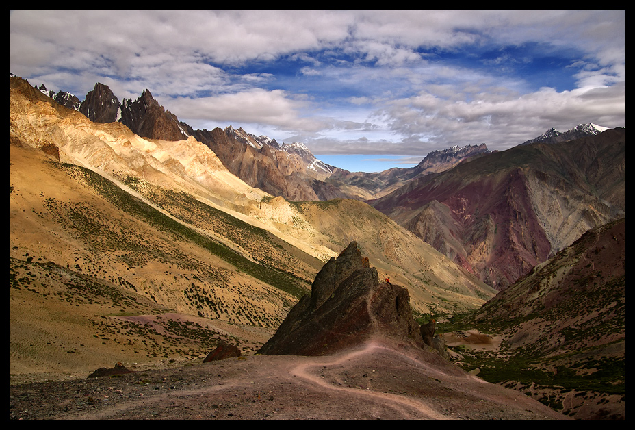 prächtige Farben des Himalaya