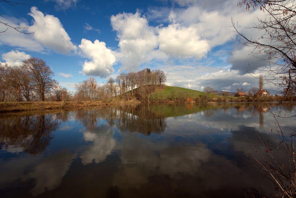 Prächtige Spiegelung