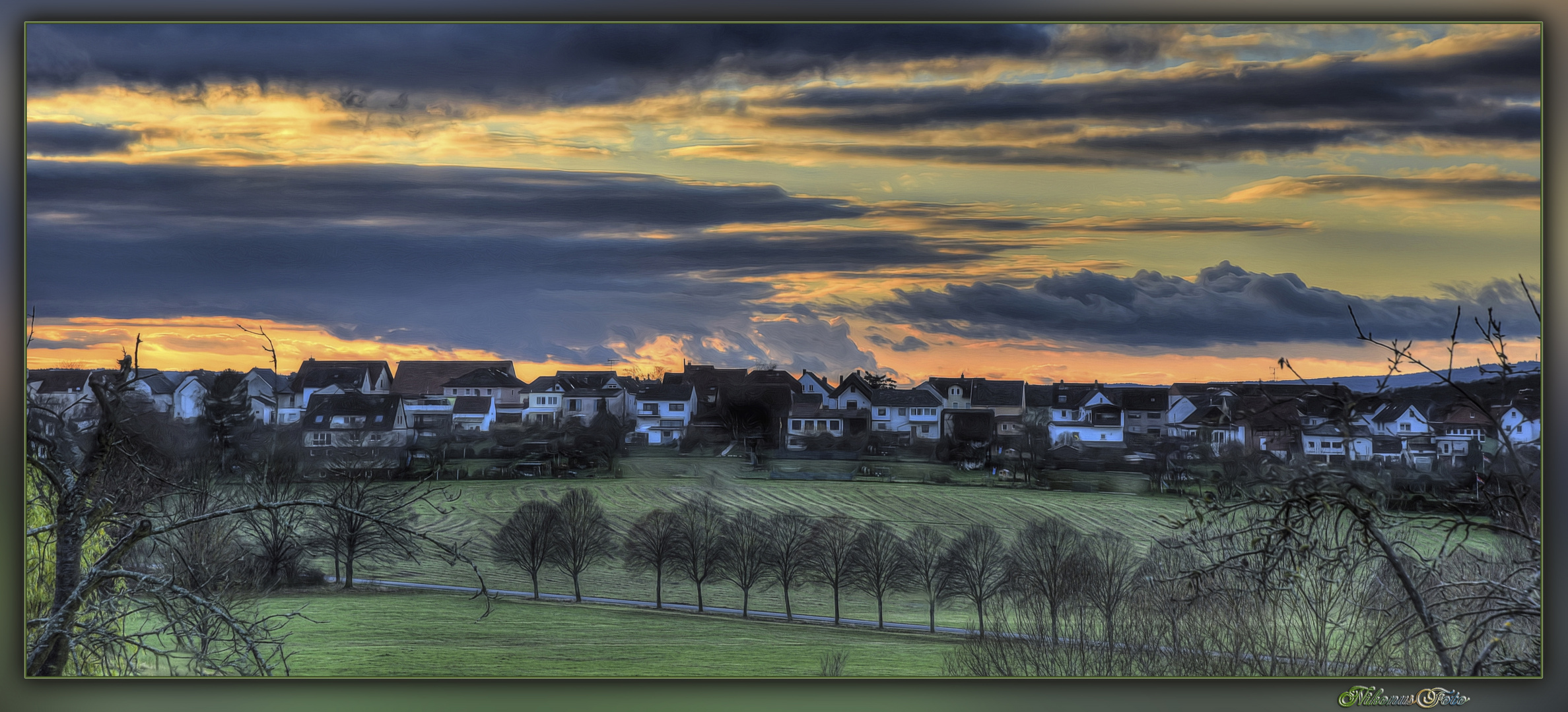 prächtiger Abendhimmel