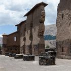 Präinkastätte Raqchi -  Viracocha Tempel - Peru