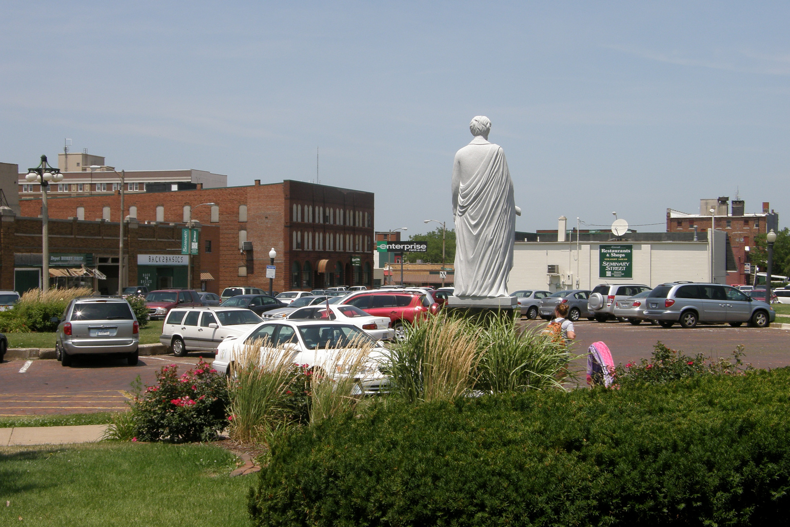 Präsident Lincoln in Galesburg (Illinois)