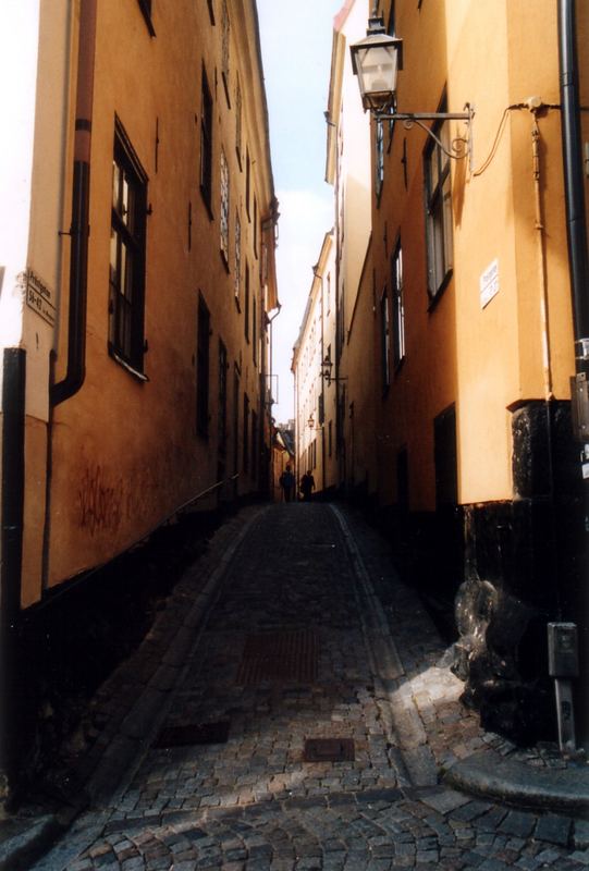 Prästgatan in Stockholm`s Altstadt